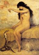 The Nude Snake Charmer